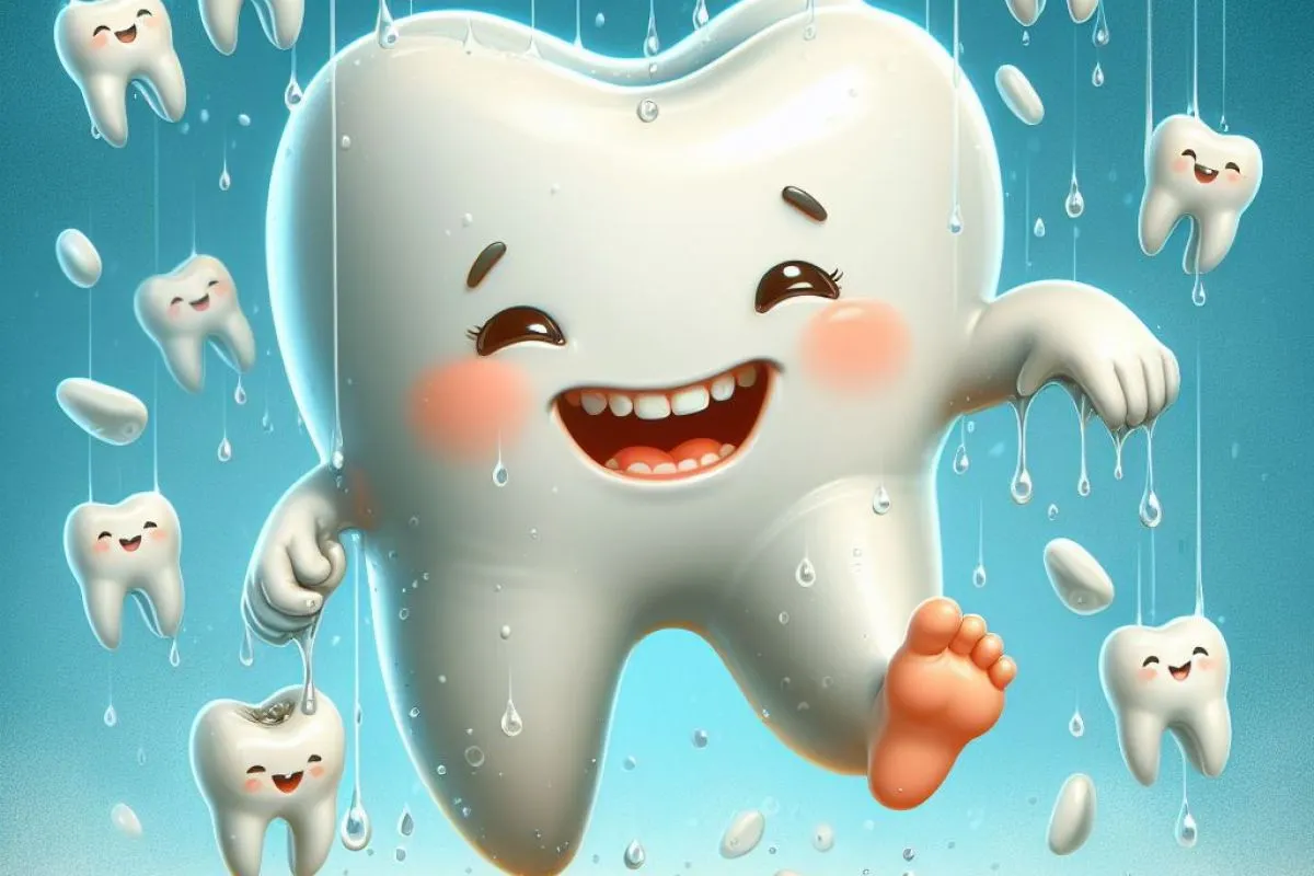 dente de leite quebrado