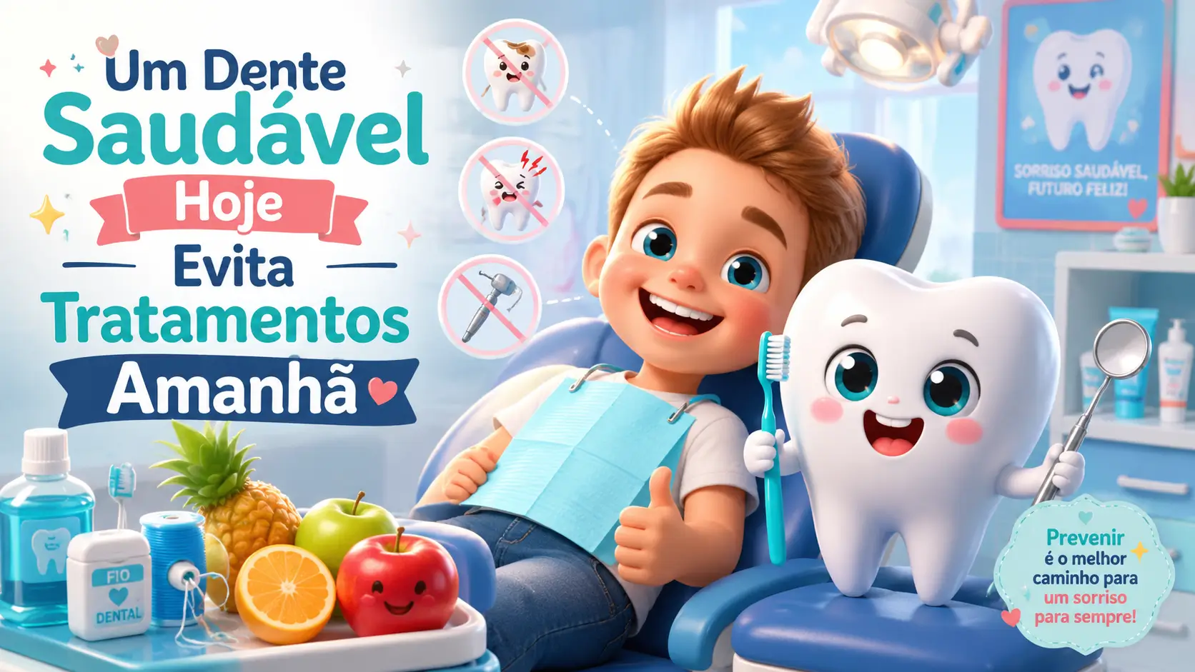 Um Dente Saudável Hoje Evita Tratamentos Amanhã